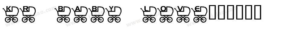 KR Baby Love字体转换